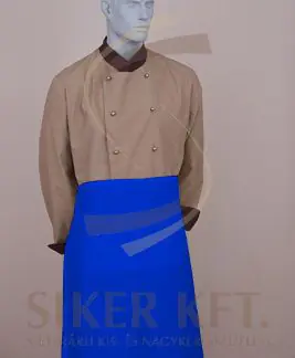 100% pamut felszolgáló kötény - királykék